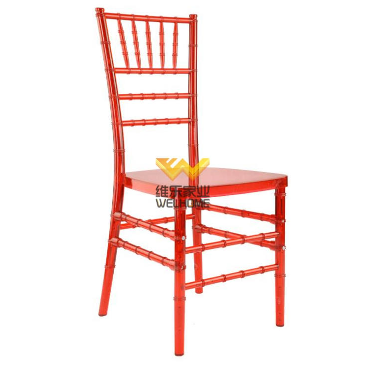 Red Acrylic Chiavari Chair Rental For Wedding Events China